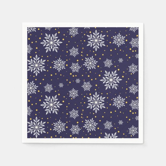 優雅霜の降りたさ スタンダードカクテルナプキン (正面)
