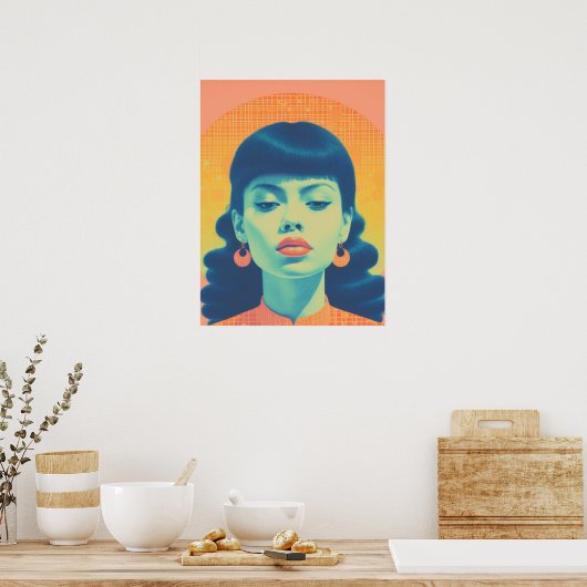 優雅鮮やかさ ポスター (キッチン)