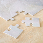 優雅-小さな女の子の天使の祈ること ジグソーパズル (側面)