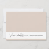 優雅%PIPE%のブライダルシャワーの招待状 招待状 (裏面)