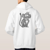 儲のファンキーな猿 パーカ (裏面)