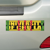 儲Laiのステッカーの大学 バンパーステッカー (車上)