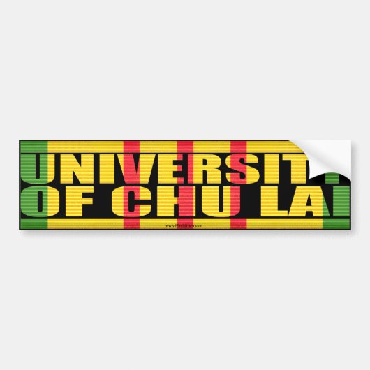 儲Laiのステッカーの大学 バンパーステッカー (正面)