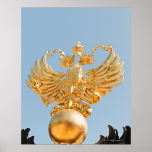 元々はビザンチンのシンボルで、両頭の ポスター