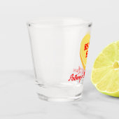 元々不適切なおもしろい会話ハートである ショットグラス (左)