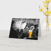 元おもしろい日の誰も辞職者を好まない カード (黄色い花)