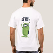 元に戻して 面白い 不機嫌 エイリアン キャラクター ギフト Tシャツ (裏面)