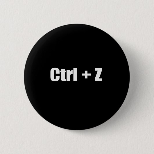 元に戻す – Ctrl + Z 缶バッジ (正面)