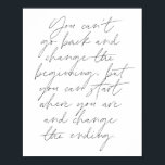 元に戻って始めを変えることはできない… ポスター<br><div class="desc">元に戻って最初を変更することはできませんが、現在の場所から開始して終了スクリプトを変更することはできます</div>