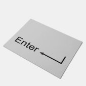 元のおもしろいのカスタムなコンピュータのキーボードはボタンに入ります ドアマット (アングル)