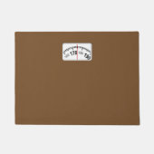 元のおもしろいのカスタムな体重計… ドアマット (正面)