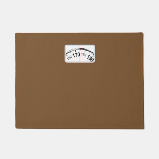 元のおもしろいのカスタムな体重計… ドアマット (正面)