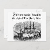 元のお茶会 インビテーションポストカード (正面/裏面)