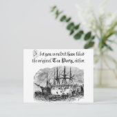 元のお茶会 インビテーションポストカード (スタンド正面)