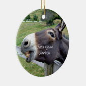 元のろばのおもしろいなろばのラバの家畜 セラミックオーナメント (右)