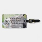 元のろばのおもしろいなろばのラバの家畜 ラゲッジタグ (正面横)