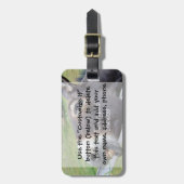 元のろばのおもしろいなろばのラバの家畜 ラゲッジタグ (正面縦)