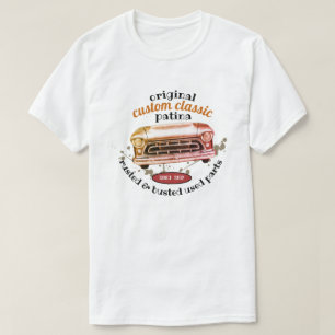 元のカスタムでクラシックな古さびVintageTrucks - Tシャツ