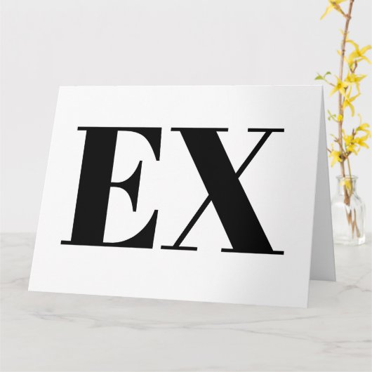 元のカスタム彼氏またはガールフレンド用の別れカード カード (黄色い花)