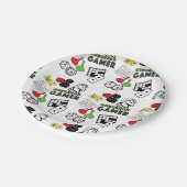 元のゲーマー ペーパープレート (アングル)