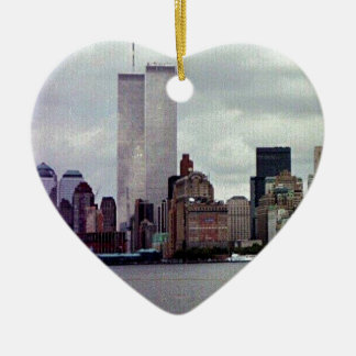 元のツインタワー セラミックオーナメント