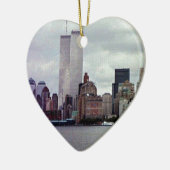 元のツインタワー セラミックオーナメント (左)