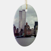 元のツインタワー セラミックオーナメント (右)