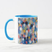 元のテル・アビブの通りの芸術を特色にするコーヒー・マグ マグカップ (左)