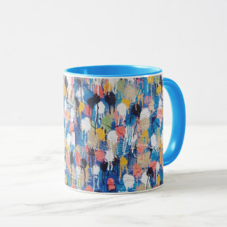 元のテル・アビブの通りの芸術を特色にするコーヒー・マグ マグカップ