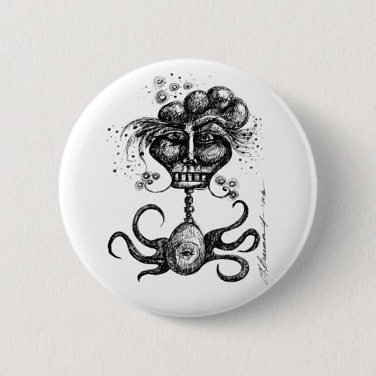 元のバーHarpie -ボタン 缶バッジ (正面)