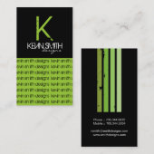 元のモノグラムの名刺 名刺 (正面/裏面)