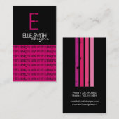 元のモノグラムの名刺 名刺 (正面/裏面)