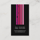 元のモノグラムの名刺 名刺 (裏面)