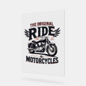 元のライドバイク アクリルサイン (傾斜)