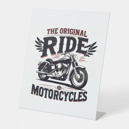 元のライドバイク 台座サイン (正面)