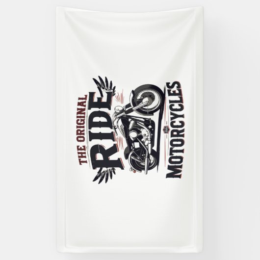 元のライドバイク 横断幕 (縦)