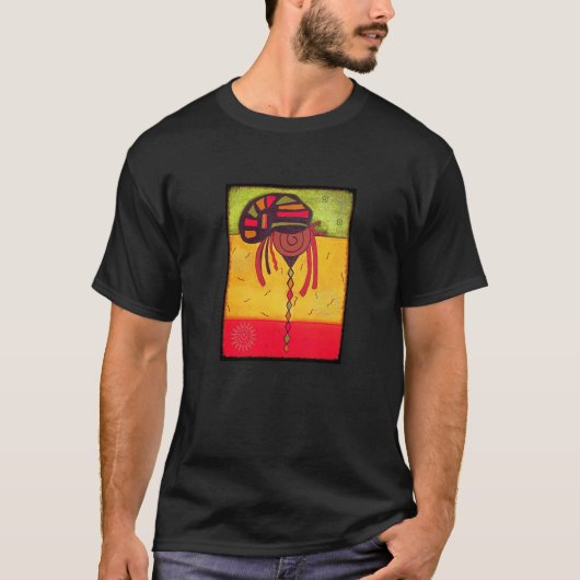 元のラスタの芸術!!! Tシャツ (正面)