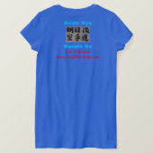 元のロゴ、女性のTシャツと完了して下さい Tシャツ (デザイン裏面)