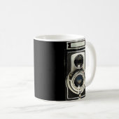 元のヴィンテージのカメラ コーヒーマグカップ (正面右)