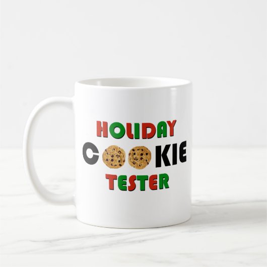 元の休日のクッキーのテスターのマグ コーヒーマグカップ (左)