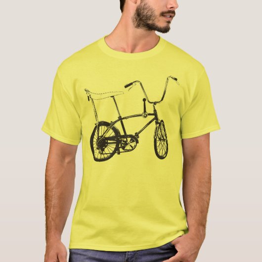 元の古い学校のバイク Tシャツ (正面)