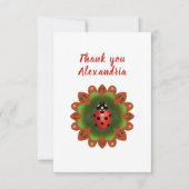 元の名前はコクワガタの赤、白、緑 サンキューカード (正面)