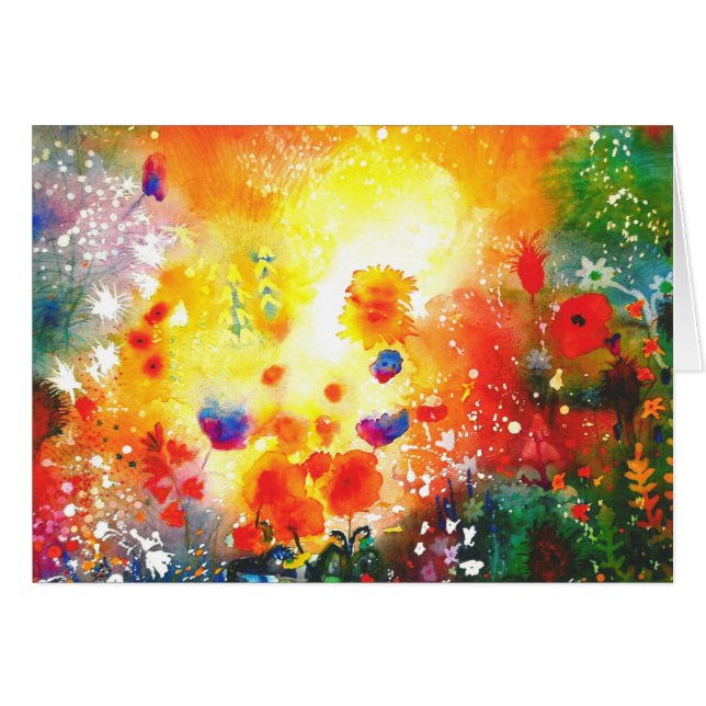 元の夏の庭。 (正面横)