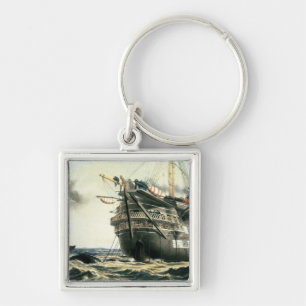 元の大西洋ケーブルを置くHMS Agamemnon キーホルダー