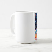 元の木の芸術のコーヒー・マグ コーヒーマグカップ (正面左)