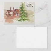 元の水彩画の下絵 ノートカード (正面/裏面)