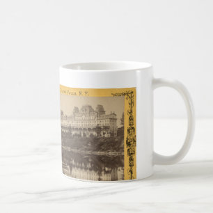 元の湖ジョージのNY Fort Williamヘンリーのホテル コーヒーマグカップ