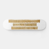 元の素晴らしいアイザイアスクロール死海スクロール スケートボード (横)