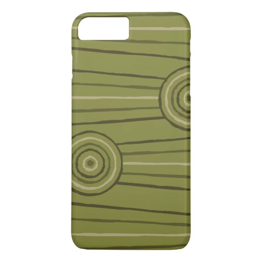 元の線と円絵画の Case-Mate iPhoneケース (裏面)