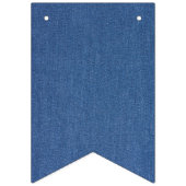 元の織布の青いファッションのジーンのデニム バンティングフラッグ (第2の旗)